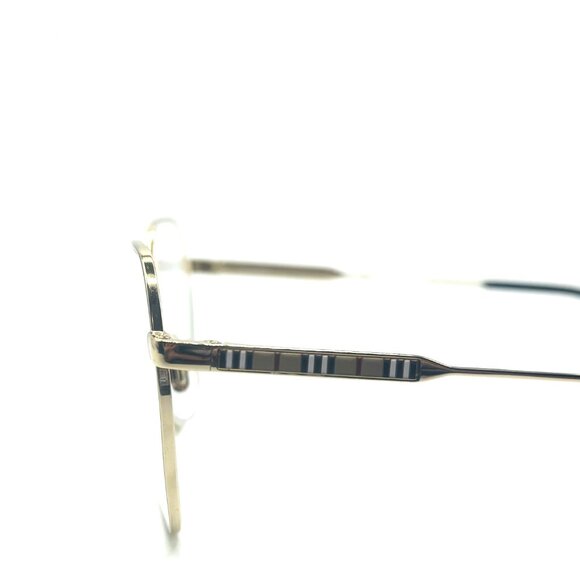 NEW BURBERRY B 1350 1109 Gold Women Eyeglasses 56mm 17 140 - Picture 7 of 10